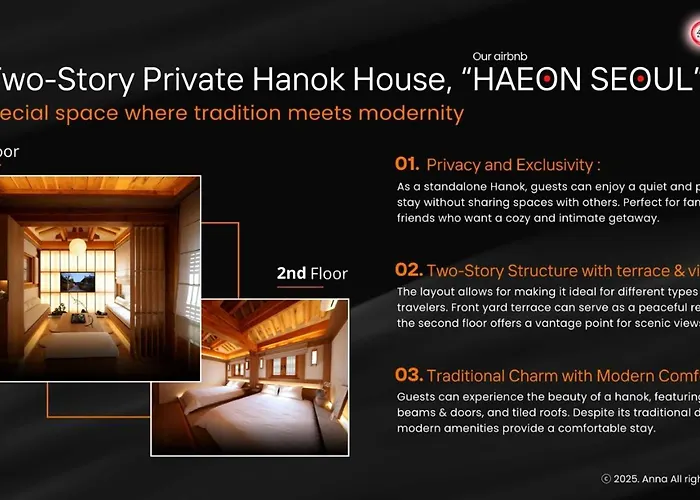 Haeon Seoul,2층 한옥 독채,서울 핫플 중심가에 위치,주요 핫플 도보 이동,테라스,지하철과공항버스5분,종로,익선동,경복궁,북촌한옥마을,명동 別墅 *